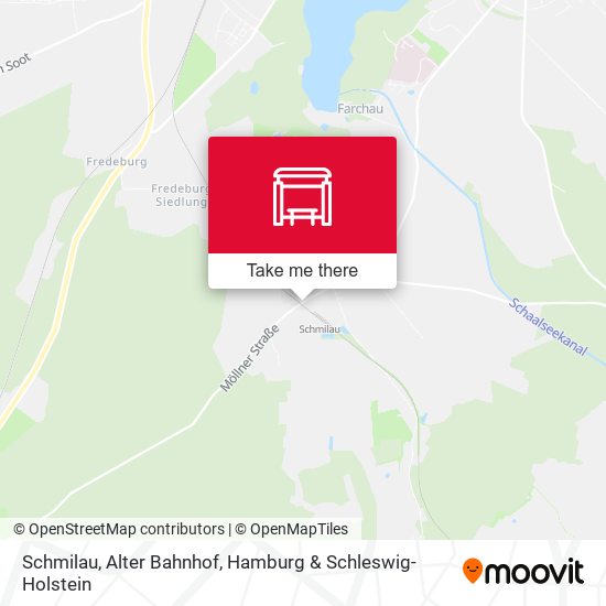 Schmilau, Alter Bahnhof map