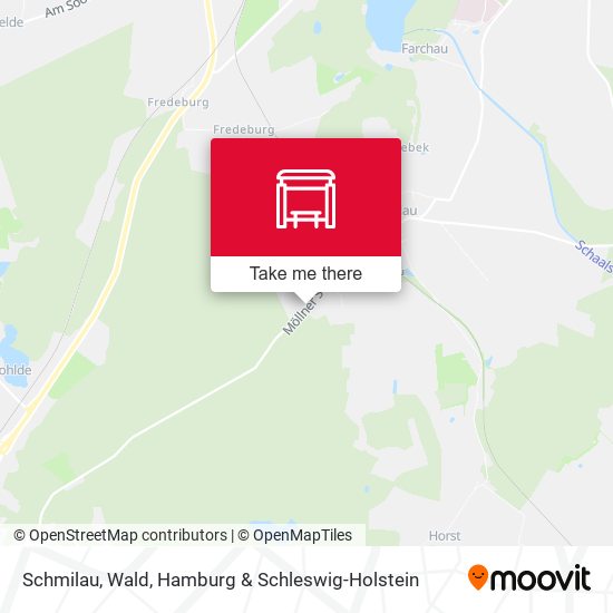 Schmilau, Wald map