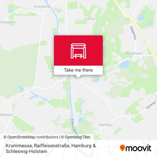 Карта Krummesse Raiffeisenstraße