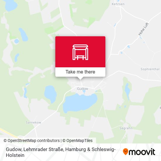 Gudow, Lehmrader Straße map