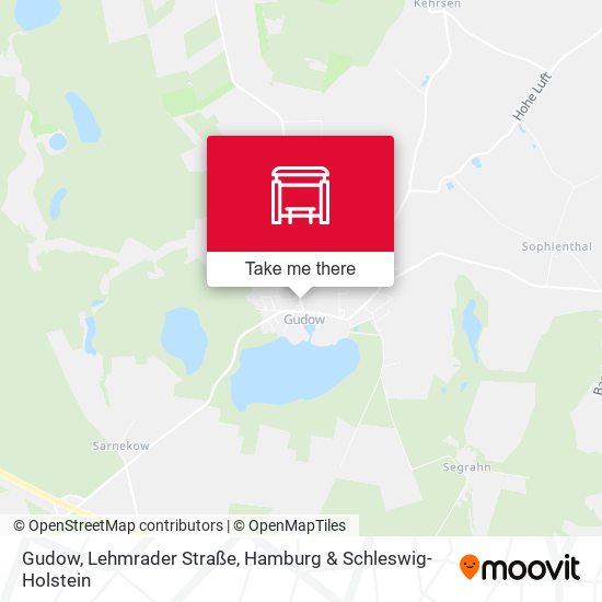 Gudow, Lehmrader Straße map