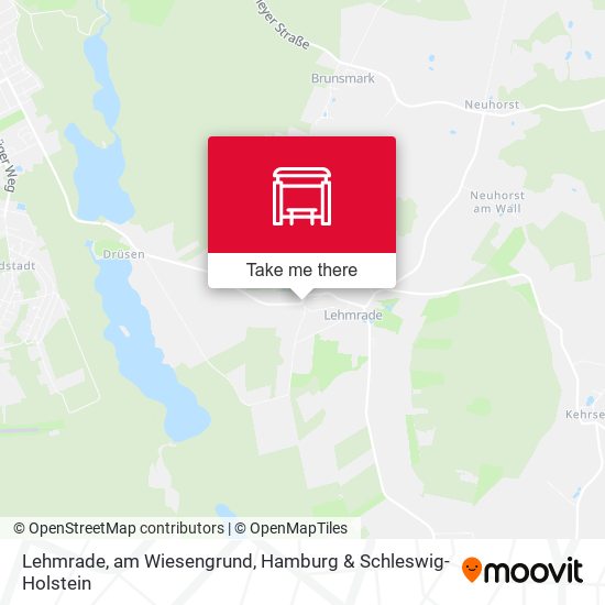 Lehmrade, am Wiesengrund map
