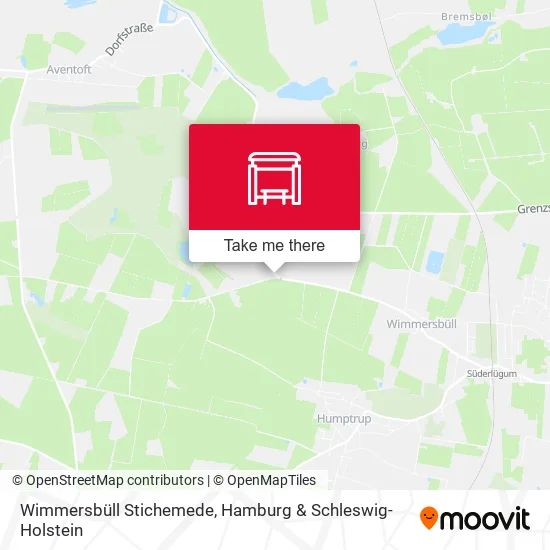 Карта Wimmersbüll Stichemede