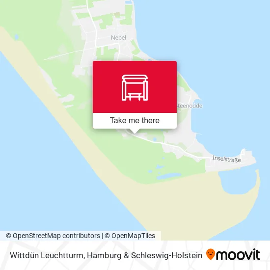 Карта Wittdün Leuchtturm