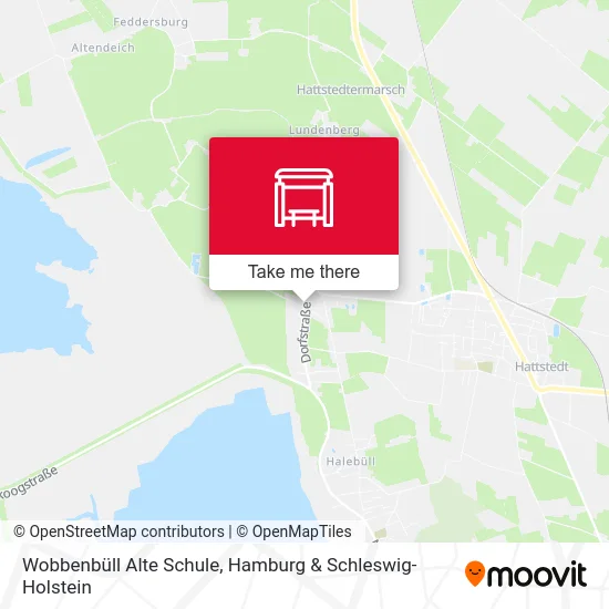 Карта Wobbenbüll Alte Schule