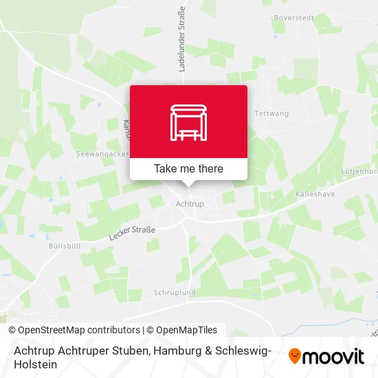 Карта Achtrup Achtruper Stuben