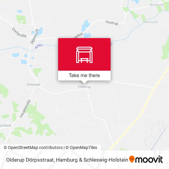 Карта Olderup Dörpsstraat
