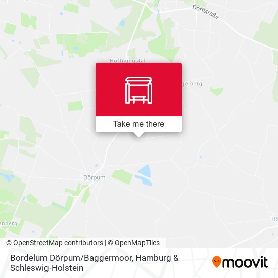 Bordelum Dörpum/Baggermoor map