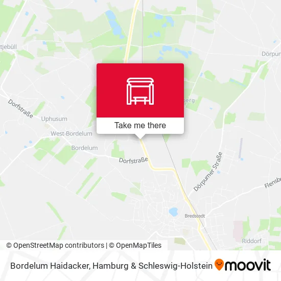 Карта Bordelum Haidacker