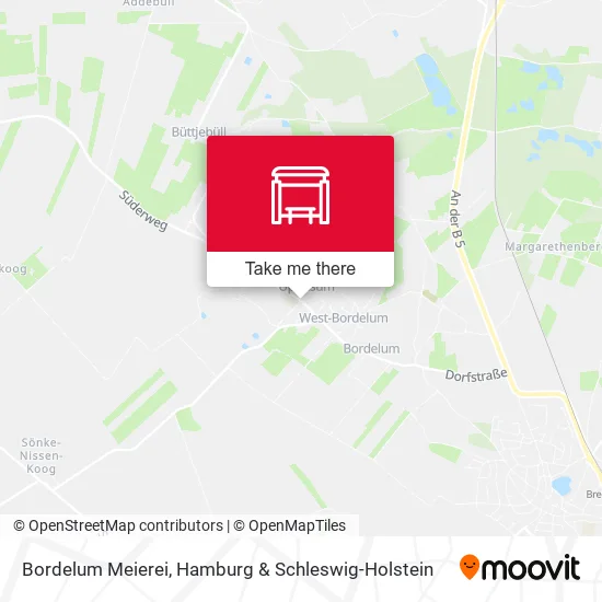 Карта Bordelum Meierei