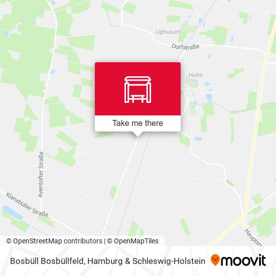 Bosbüll Bosbüllfeld map