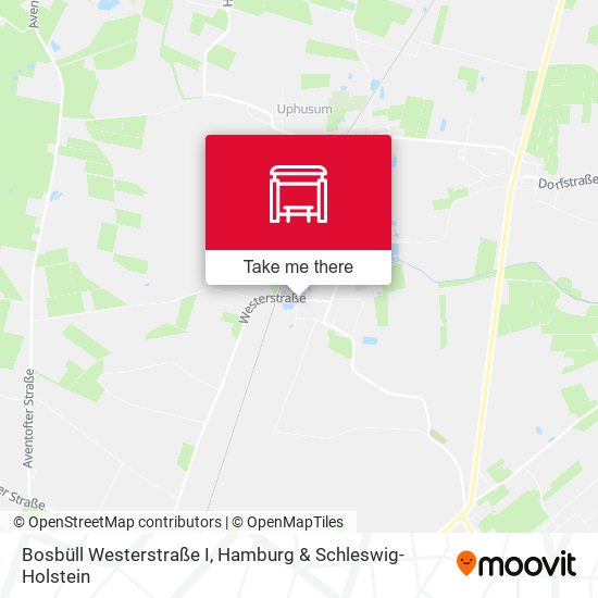 Bosbüll Westerstraße I map