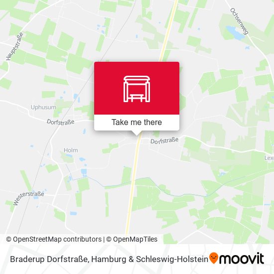 Braderup Dorfstraße map