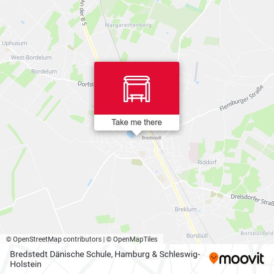 Bredstedt Dänische Schule map