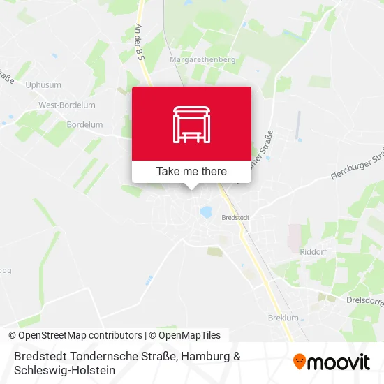 Карта Bredstedt Tondernsche Straße