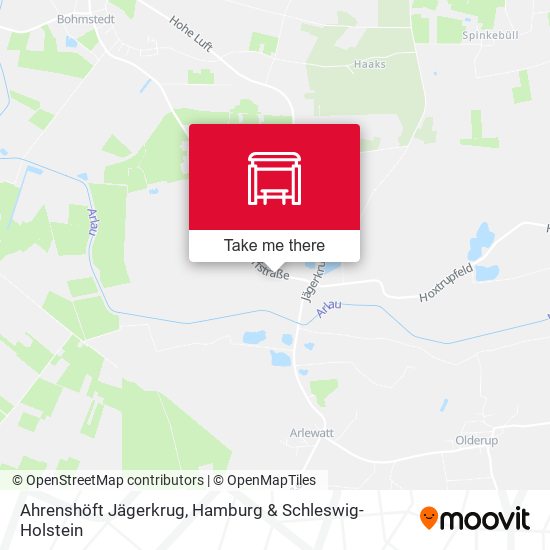 Ahrenshöft Jägerkrug map