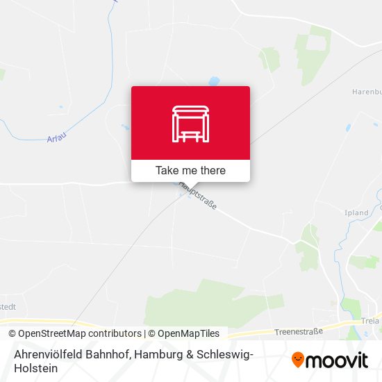 Ahrenviölfeld Bahnhof map