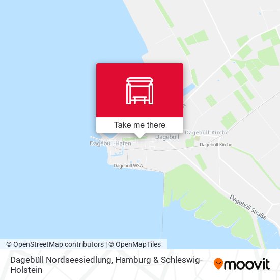 Dagebüll Nordseesiedlung map