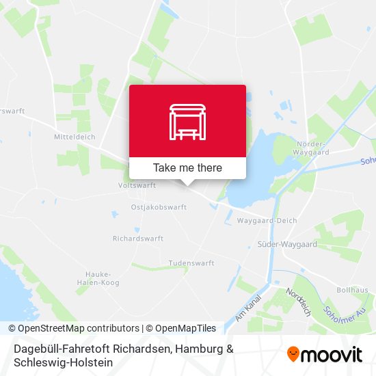 Dagebüll-Fahretoft Richardsen map