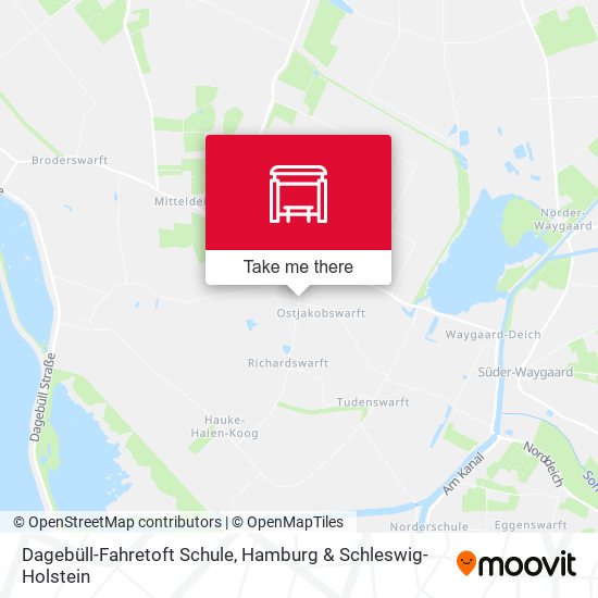 Dagebüll-Fahretoft Schule map