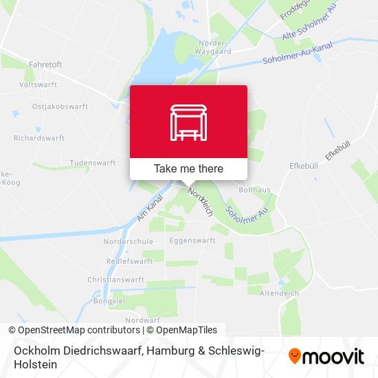 Ockholm Diedrichswaarf map