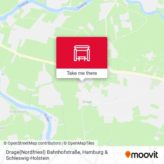 Drage(Nordfriesl) Bahnhofstraße map