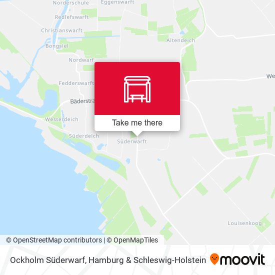 Ockholm Süderwarf map