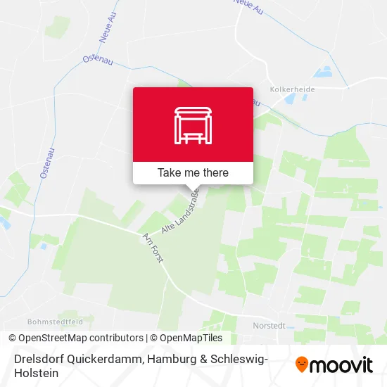 Карта Drelsdorf Quickerdamm