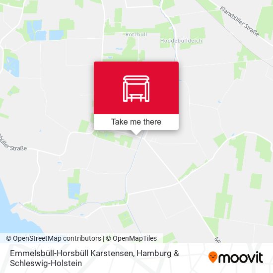 Emmelsbüll-Horsbüll Karstensen map