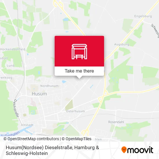 Карта Husum(Nordsee) Dieselstraße