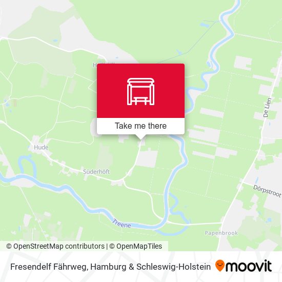 Fresendelf Fährweg map