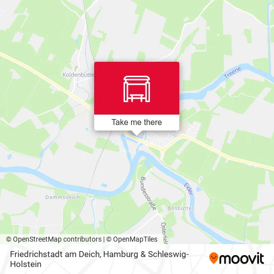Карта Friedrichstadt am Deich