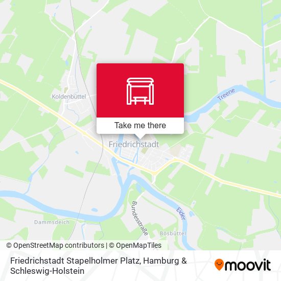 Friedrichstadt Stapelholmer Platz map