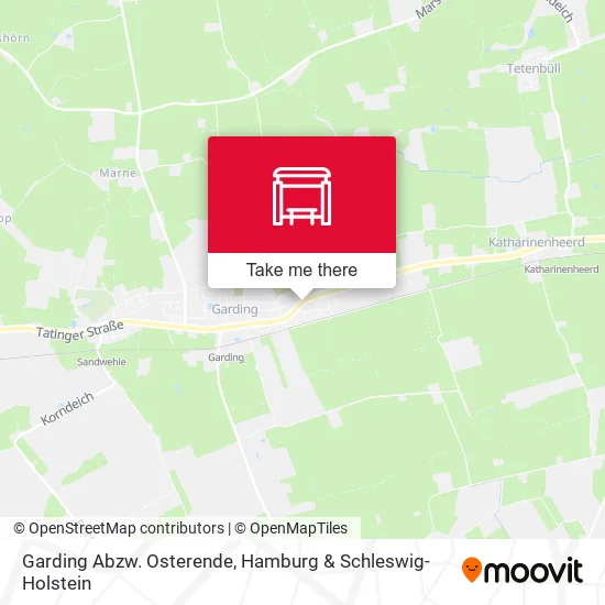 Карта Garding Abzw. Osterende