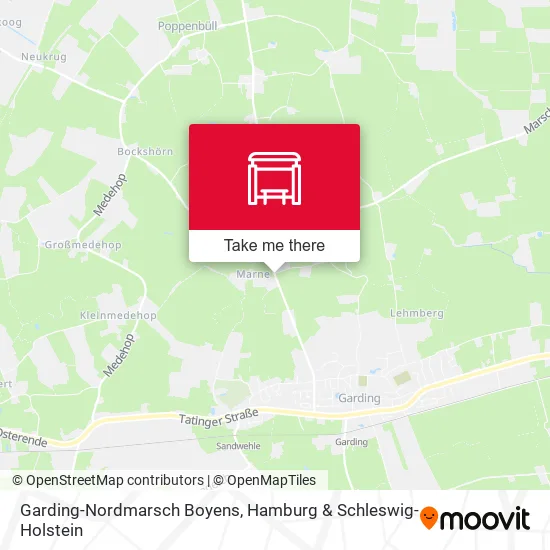 Карта Garding-Nordmarsch Boyens