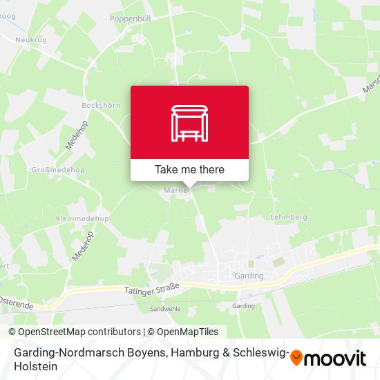 Garding-Nordmarsch Boyens map