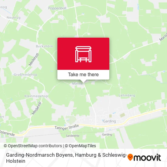 Карта Garding-Nordmarsch Boyens
