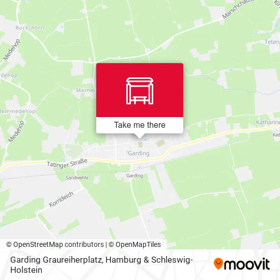 Карта Garding Graureiherplatz