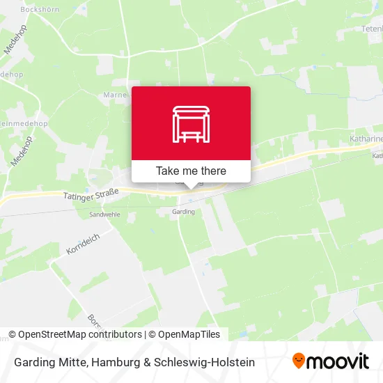 Карта Garding Mitte
