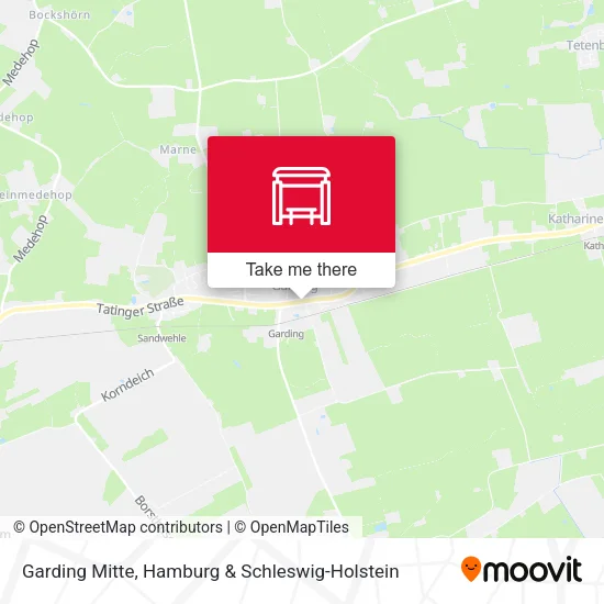 Карта Garding Mitte