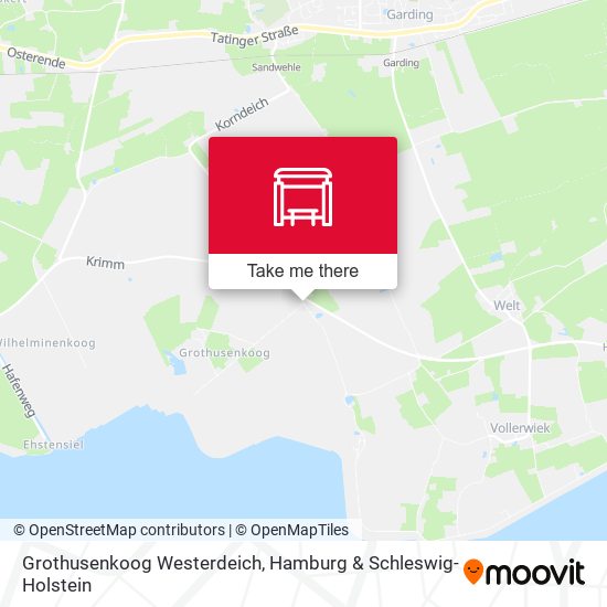 Grothusenkoog Westerdeich map