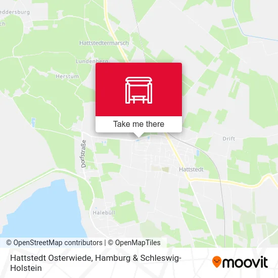 Карта Hattstedt Osterwiede