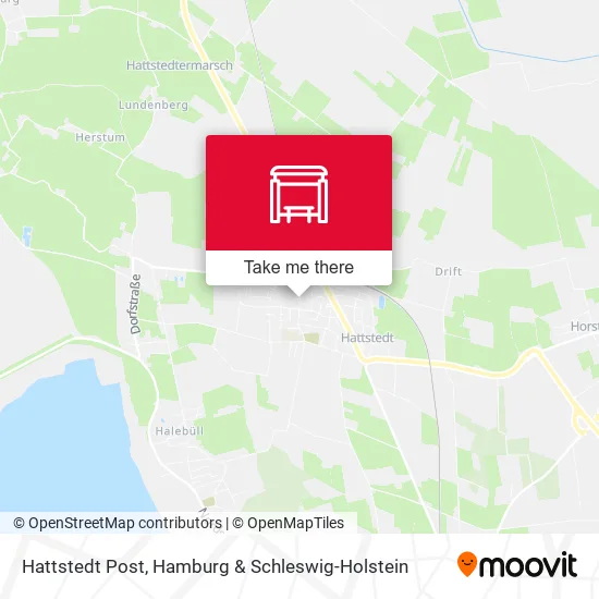 Карта Hattstedt Post