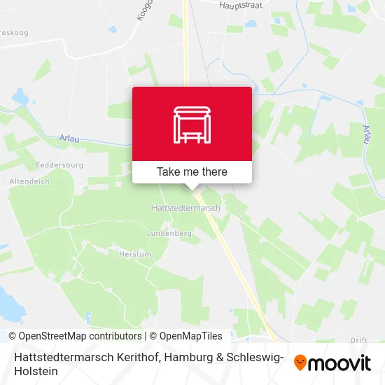 Карта Hattstedtermarsch Kerithof