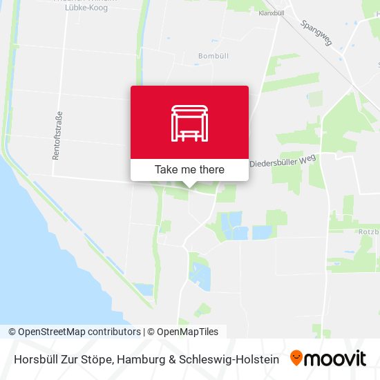 Horsbüll Zur Stöpe map