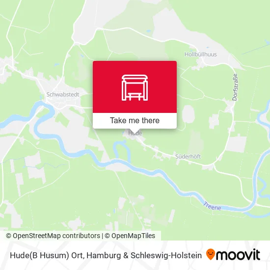 Карта Hude(B Husum) Ort