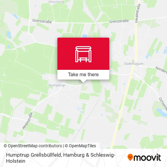 Карта Humptrup Grellsbüllfeld