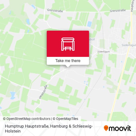Humptrup Hauptstraße map