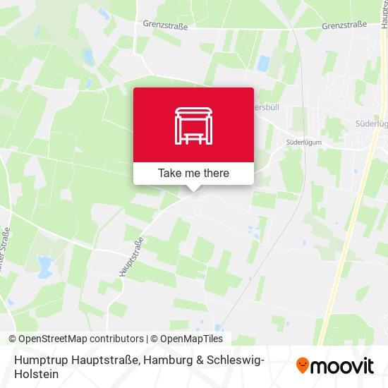 Humptrup Hauptstraße map