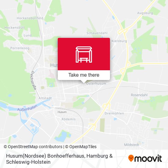Husum(Nordsee) Bonhoefferhaus map